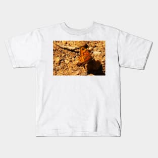 Golden Butterfly Kids T-Shirt